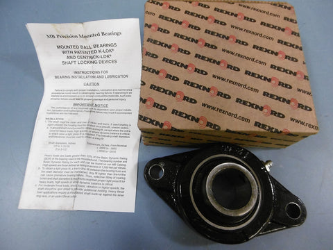 Rexnord FC2251-18 2 Bolt Flange Unit 1-1/8" Bearing