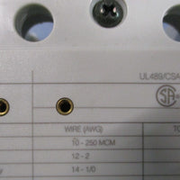Allen Bradley 140GI3C4D16SBKA Ser A Molded Circuit Breaker 4 Pole 160A 600V