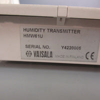 5 Probe Hoffman Elconsure 120vac w/ (5) VAISALA Humidity Transmitters HMW61U/Y