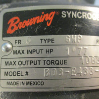 Browning 6WP Syncrogear Reducer B03E433N Ratio 21:1 1083 Max Torque