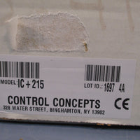 CONTROL CONCEPTS ISLATROL THE ACTIVE TRACKING FILTER 120VAC 50/60HZ 5A IC+215