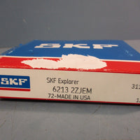 SKF 6213 2ZJEM Radial Deep Groove Ball Bearing, Single Row