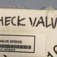 4" Check Valve Spider Sham4 CV Spider 316L 6"OD  T45MP 7/16" Shaft Dia.