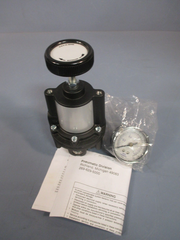 NATIONALBULKEQUIPMENT 12 SER STANDARD PRECISION AIR FILTER REGULATOR WM50037