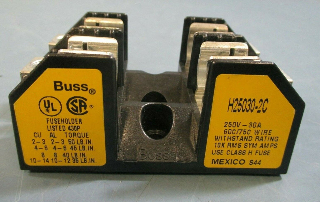 BUSSMANN FUSE BLOCK H25030-2C | eTech Surplus