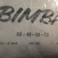 Bimba AB-40-50-CB Pneumatic Air Cylinder 40mm Bore 50mm Stroke 10 bar Max