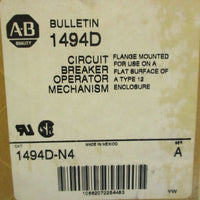 Allen Bradley 1494DN4 SER. A Flange Mounted Circuit Breaker Operator Mechanism