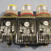 AllenBradley Yellow Push Button 300VAC, 720VA Break 110300V Series B 800MXD2