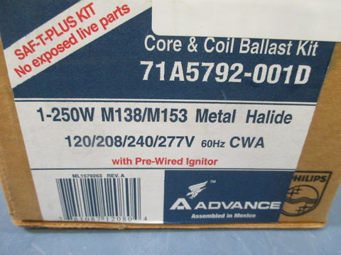 Philips Advance Philips Advance 250W Ballast Kit w/Prewired Ignitor  New
