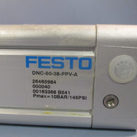 FESTO 26465984 PNEUMATIC AIR CYLINDER 25MM STROKE DNC5038PPVA
