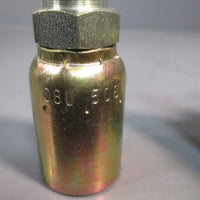 Lot of 6 Eaton Weatherhead 1/2" Crimp Hydraulic Hose Fitting 08U508
