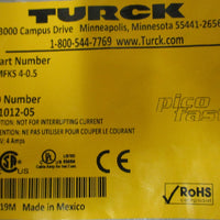 Turck MFKS 4-0.5 Picofast Female Connector U1012-05 125V 4A (Lot of 3)