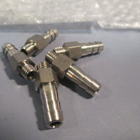LOT OF 2 MARKEM IMAJE CONNECTOR (X5)-BARBED-M5-4.8 ENM4472