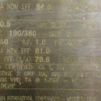 Toshiba 3/44SDSR34H-P Severe Duty EQP Global SD 0.75 HP Motor, 1765 RPM, 3 Phase