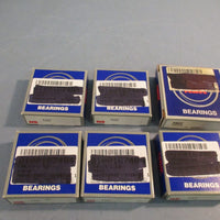 Lot of (6) NSK R16ZZ Deep Groove Ball Bearing, 1.000" Bore, 2.000" OD 1/2" Width