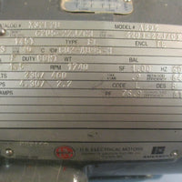 Emerson US Motors AB95 Electric Motor X32E2B 460V 4.3A 60Hz 22mm Shaft Dia
