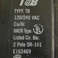 Circuit Breaker 40A 2 Pole 120/240VAC Thomas & Betts TB240 and Siemens Lot of 2