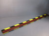 Set of 2 Glow in the dark corner guards (Black on fluorescent Yellow) 39 3/8"