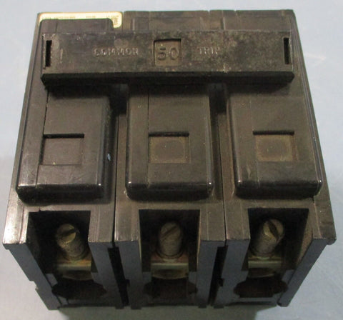 Cutler Hammer BAB3050H Circuit Breaker 240VAC 50A Type BA