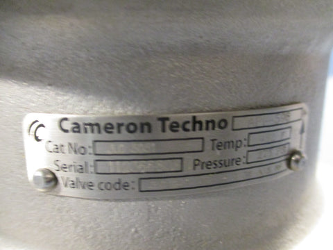 CAMERON TECHNO CAT# 3.0 IN 5051 CHECK VALVE TEMP 450 F 275 PSI API 598
