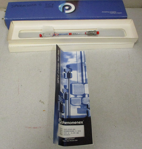 Phenomenex 00F0365E0 Spherisorb 5 SCX HPLC Column 150 x 4.60 mm
