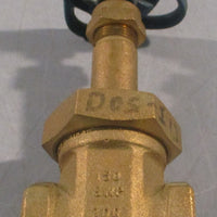 Nibco T134 Gate Valve 3/4" Bronze Body 150lb SWP 300lb WOG Handwheel