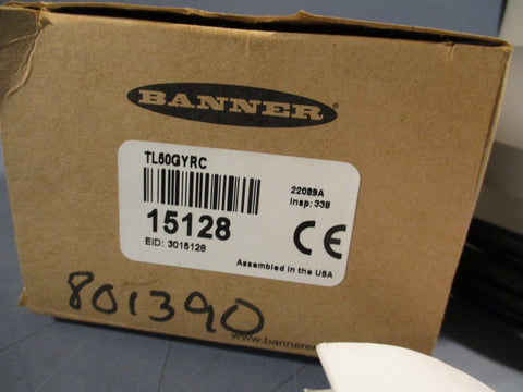 BANNER ENGINEERING 15128 TL50 Tower Light TL50GYRC