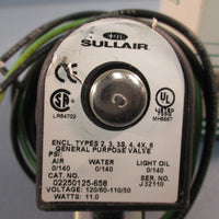 SULLAIR Solenoid Valve 02250125658 110120V 0140PSI 1/4"