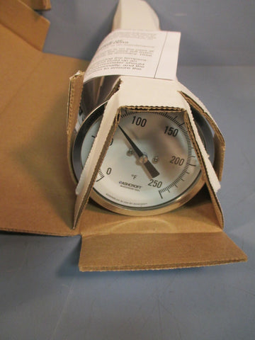 Ashcroft 3" BiMetal Thermometer Type: EI Stem Length 6 In 1048180884