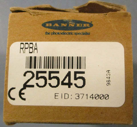 Banner Engineering 25545 Maxi-Beam Power Block Sensor RPBA 120VAC