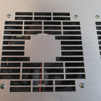 General Scanning E10111551 3: 4.5" Fan Body Unity w/ 2 Fans Used