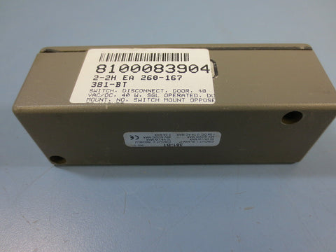 Sentrol 381-BT Disconnect Door Switch 48V Ac/Dc