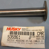 Husky 535961 Nozzle Housing HT/BG, 130LG, 5" Long, Threaded .575" ID New