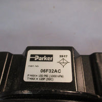 Parker Air Filter Regulator 1/2 150Psi 3pc Combo 06A32A13A2BC