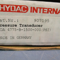 NIB HYDAC Electronics 4775-B-1500-000 Pressure Transducer