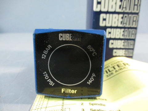 CUBEAIR MINICUBE FILTER 326 A/B/C 12 BAR, 170 PSI