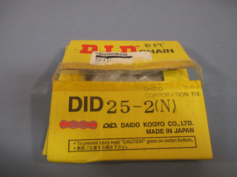 DID DAIDO CORP.  Power Transmission Riveted Chain 10 FT LG (480 links) 252(N)
