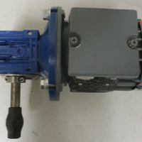 VEM Motor KPER 71 G 4 w/ Motovario NMRV 040 Gearbox 3PH 0.37kW