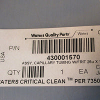 Waters Critical Clean 735001035 Capillary Tubing w/ Frit 430001570 25u x 10"
