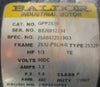 Baldor GP2538 DC Industrial Motor 90VDC 3/4" Shaft dia  1/3 HP