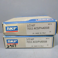 SKF 7011 ACD/P4ADGB Super-Precision Bearing Set of 2