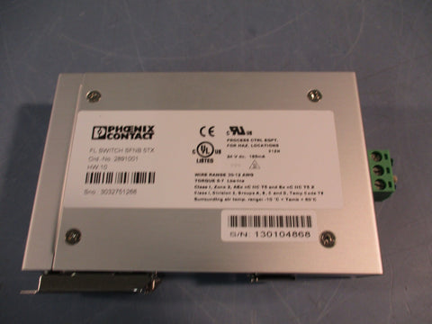 Phoenix Contact FL SWITCH SFN 5TX 5-Port Industrial Ethernet Switch 2891001