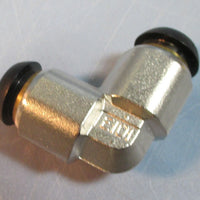Lot of 5 Parker XEPB10 Prestolok Nickel Plated Brass Elbow Push Fittings NWOB