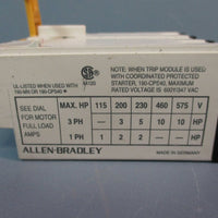 AllenBradley Motor Protection Trip Block 190P160 Ser. A