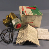 Asco 8321G2 Red Hat Solenoid Valve 3/8" Pipe, 110/120V .6 Watts, 50/60 Hz