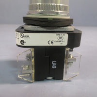 AllenBradley Push Button Illuminated Amber 1NO 1NC Ser T 800TQA24A