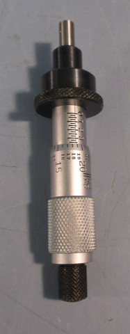 Starrett Micrometer Head 0-1/2" Range No. 261 Athol, Mass U.S.A w/Roller Bearing