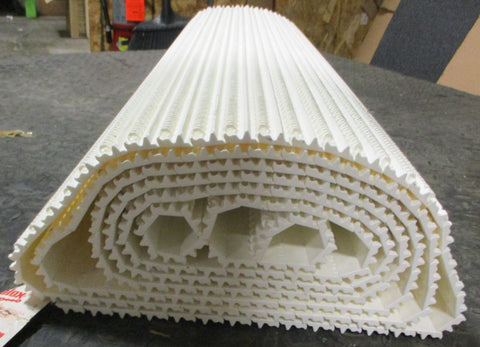 Intralox Series 1600 Open Hinge Flat Top Conveyor Belt White 42" W x 14.9250' L