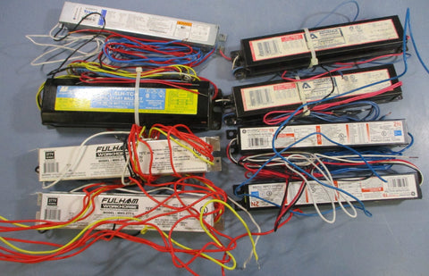 (Lot of 8) Assorted Electronic Ballasts 446LSLHTCP B232IUNVHPN VCN1S32SC