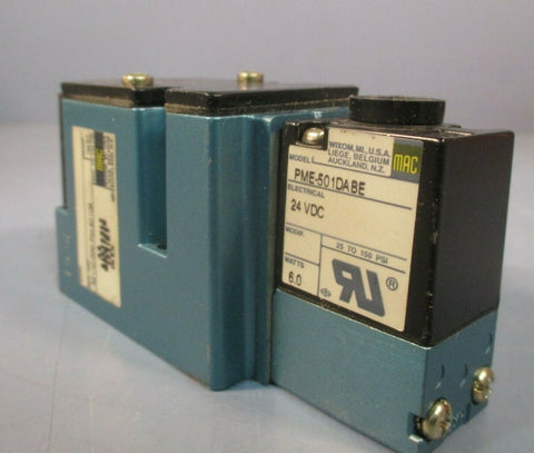 MAC VALVES INC SOLENOID VALVE 6211C000PM501DA w/PME501DABE